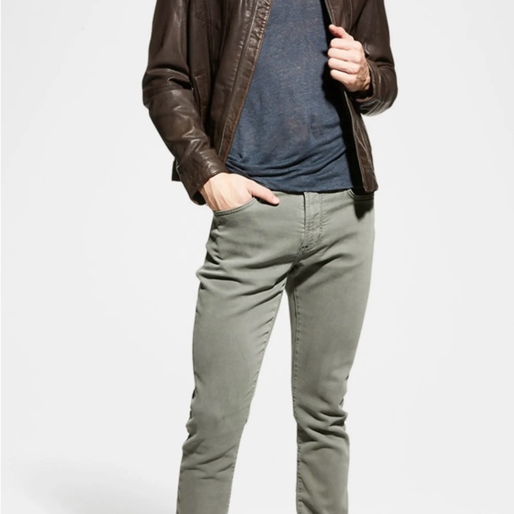 John Varvatos “Brando” Chocolate Leather Jacket - Picture 6 of 11